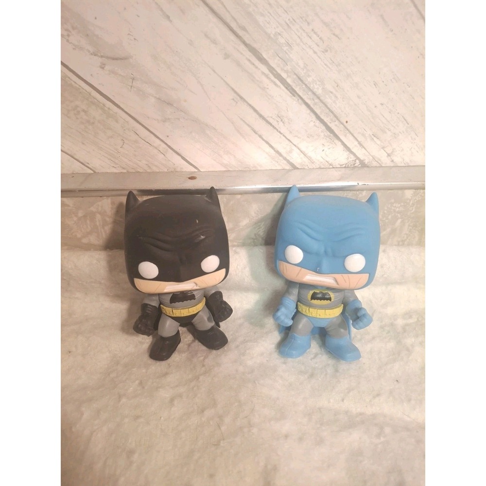 Funko POP! DC Comics Batman The Dark Knight Returns Blue Suit & Black Suit Lot